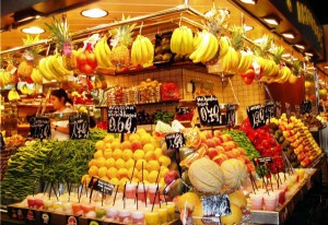 рынок Бокерия (la Boqueria)