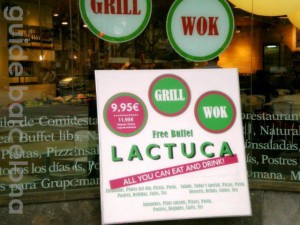 Рестораны Барселоны. Lactuca