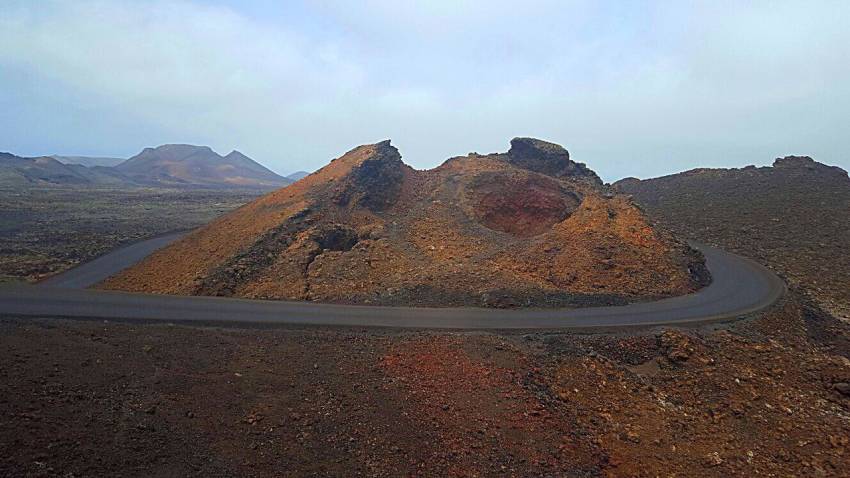 Vulkan i Timanfaya nasjonalpark Vulkan i Timanfaya nasjonalpark