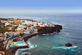 Скалистый берег Тенерифе Побережье Тенерифе