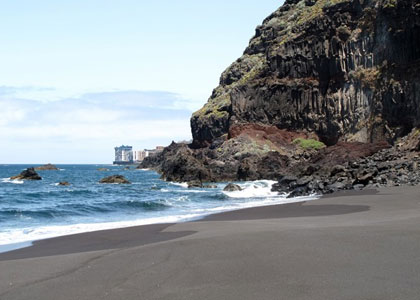 Utsikt fra la garañona-stranden