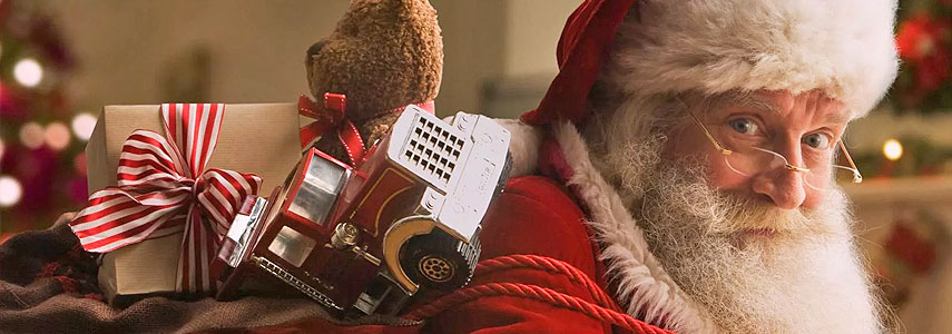 Дед Мороз с подарками Дед Мороз с новогодними подарками