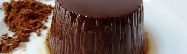 Шоколадно-кофейный флан (Flan de chocolate)