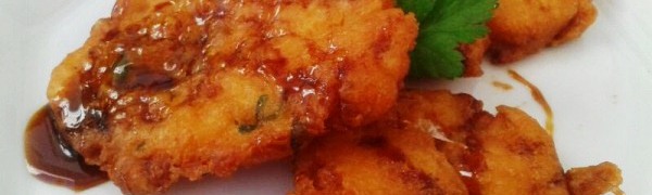 Оладьи из трески с медом (papandúas)