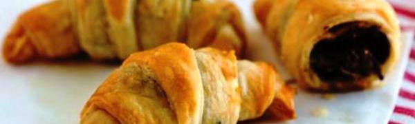 Круассаны с шоколадом